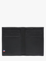 Leather Cardholder Madras Etrier Blue madras EMAD013-vue-porte