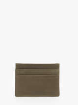 Leather Card Holder Oil Etrier Green oil EOIL011