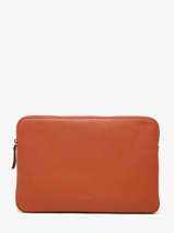 Leather 13" Flandres Laptop Cover Etrier Orange flandres EFLA8833