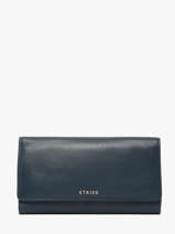 Continental L Leather Tradition Wallet Etrier Blue tradition ETRA095L