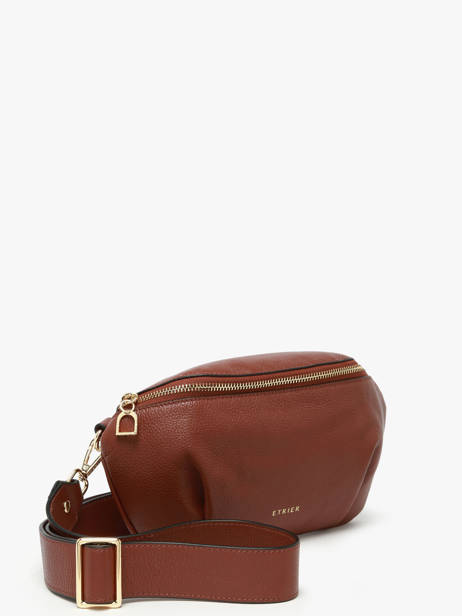 Medium Leather Tradition Belt Bag Etrier Brown tradition ETRA022M other view 2